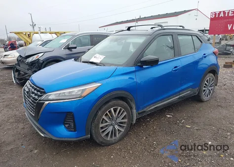 2021 Nissan Kicks Sr из США, поврежденный, VIN 3N1CP5DV4ML489980